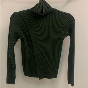 Green Cashmere il’etait une fee Turtleneck